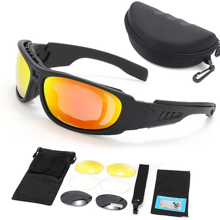 1) Black polarized set