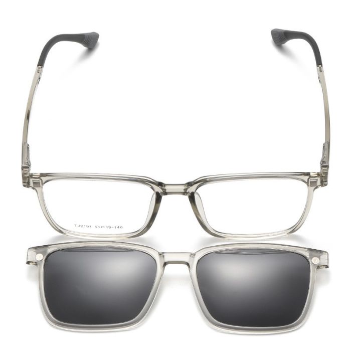 C5 Trans grey+polarized grey clip
