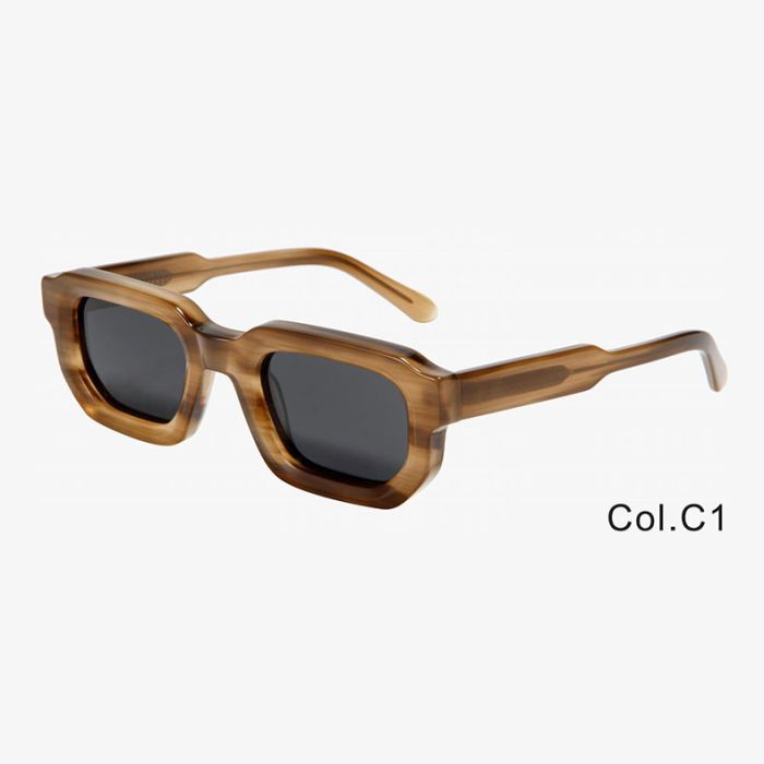C1 Brown stripe+polarized grey lenses
