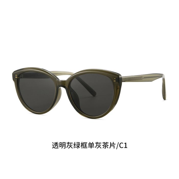 C3 Trans green+grey brown lenses
