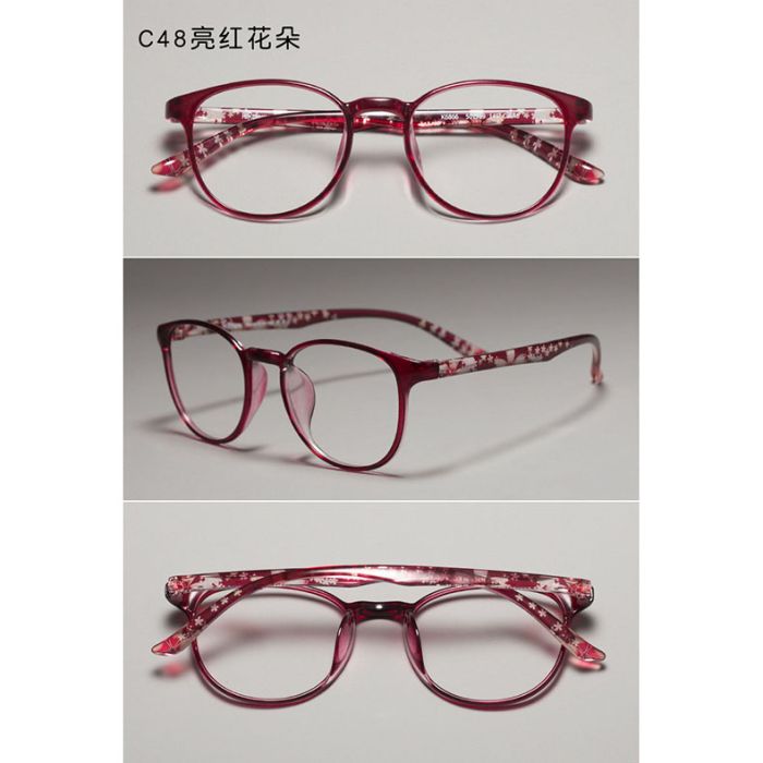 C48 Shiny red flower