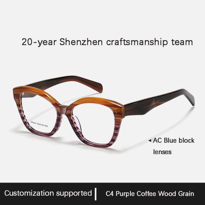 C4 Purple coffee wood grain
