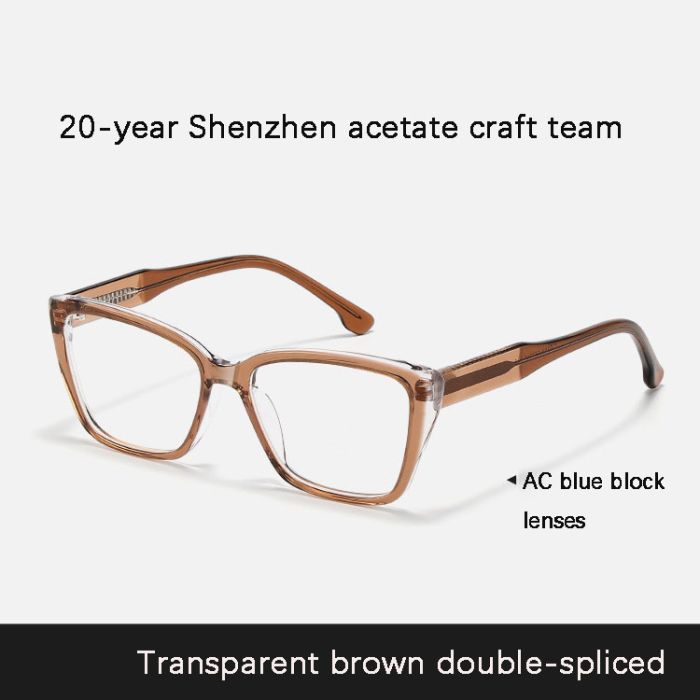 C3 Transparent brown double-spliced
