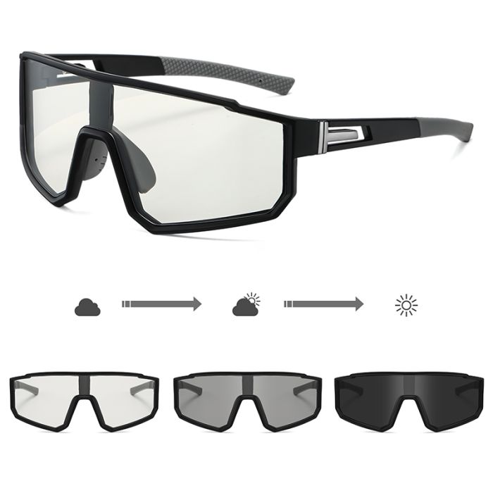 C15 Black frame/grey photochromic lenses