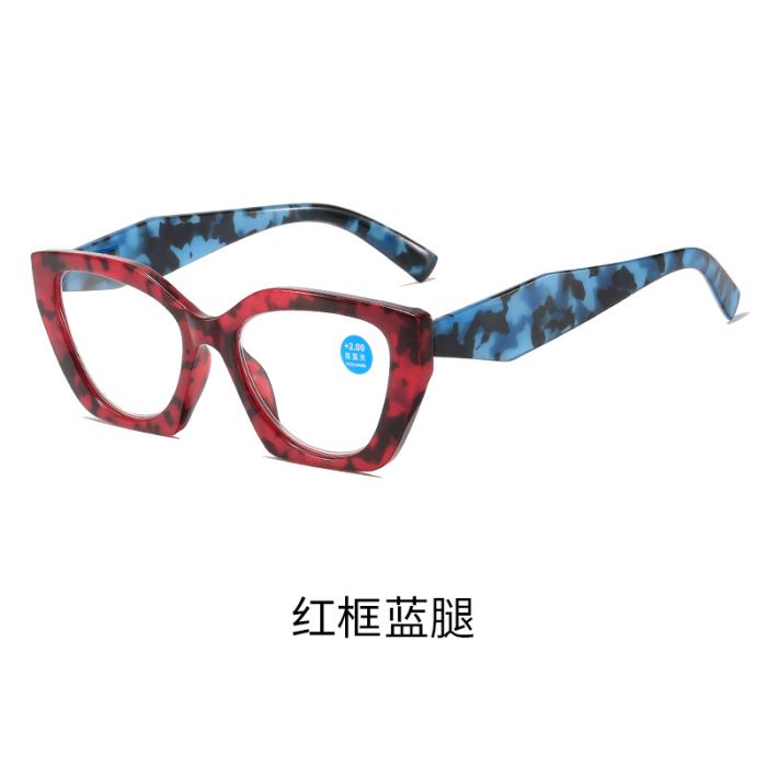 C5 Red frame+blue temples