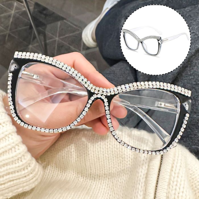C5 Black frame+trans temples(diamond)