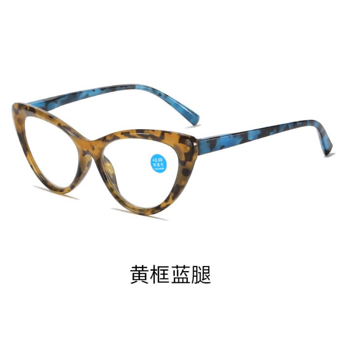 C4 Demi frame+blue temples