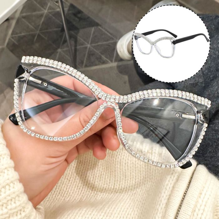 C4 Trans frame+black temples(diamond)