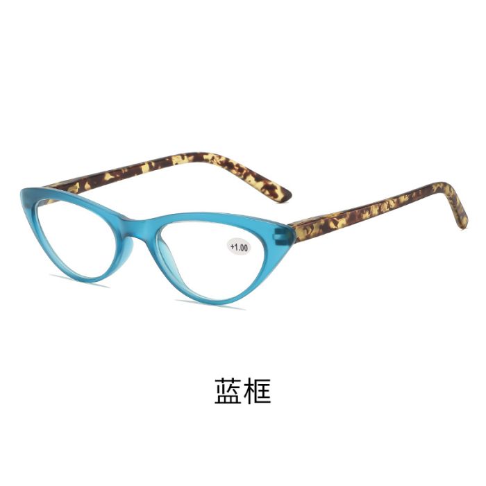 C1 Blue frame+demi temples