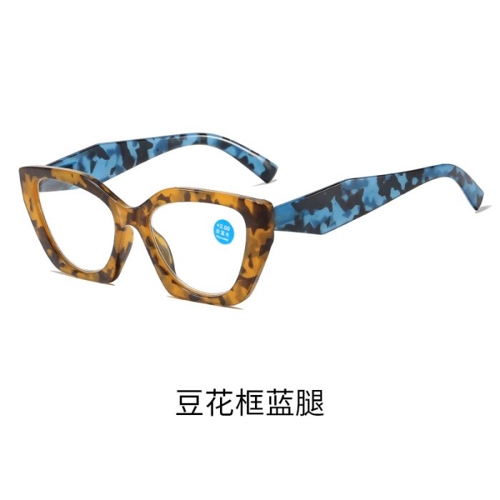 C6 Demi frame+blue temples