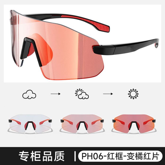 C6 Red frame+photored lenses