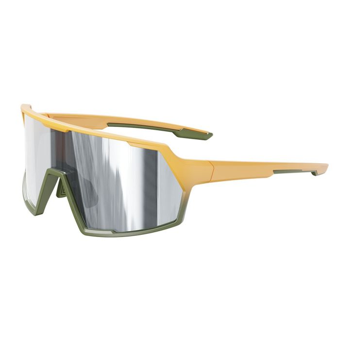 C1 Matte Light Yellow to Green Frame White/Silver Revo Lens