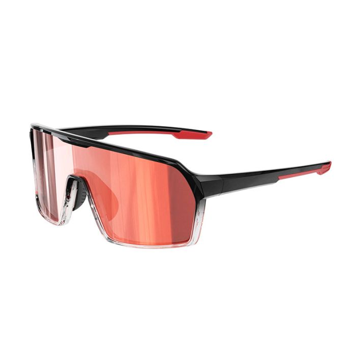 C2 Shiny trans with gradient black/grey with red revo