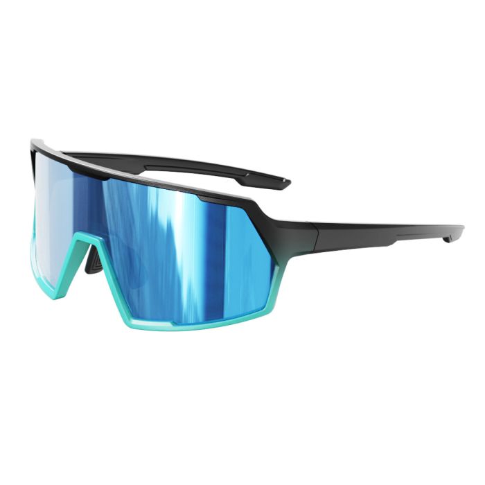 C3 Matte Green to Black Frame/Full Ice Blue Revo Lens