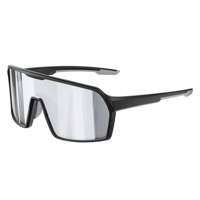 C4 Matte black/grey with silver revo