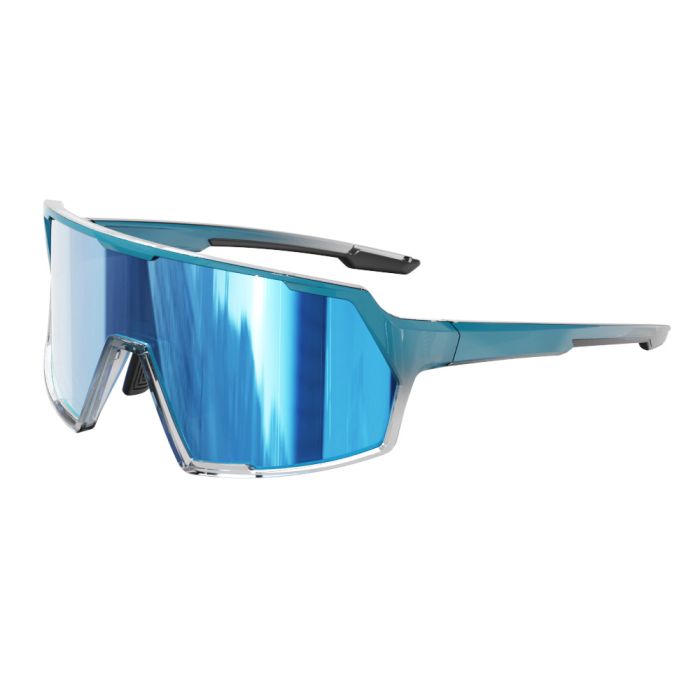 C6 Shiny Crystal Grey to Powderblue Frame/Full Ice Blue RevoLens