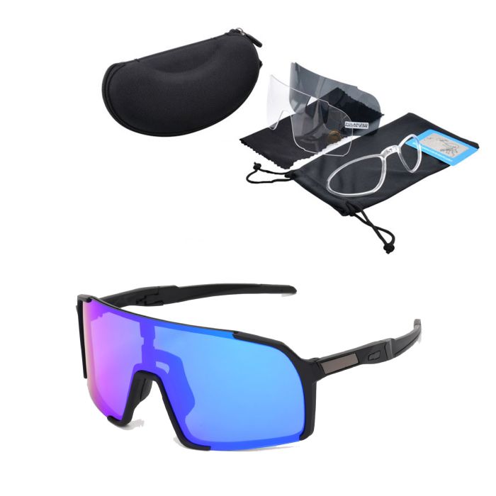 C7 Black frame/blue lenses(Set as photo)