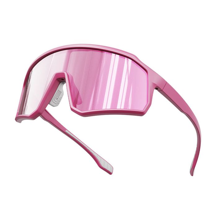C4 Matte pink/grey with pink coating lenses