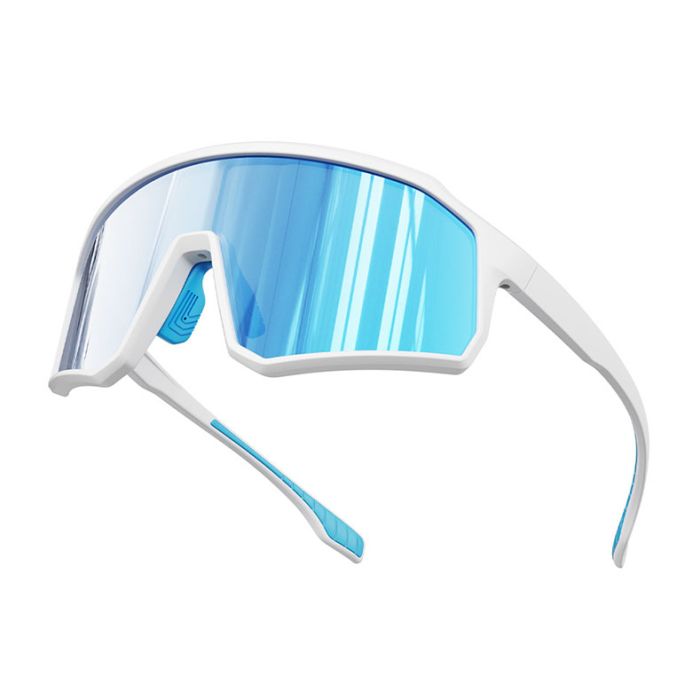 C2 Matte white/grey with ice blue coating lenses