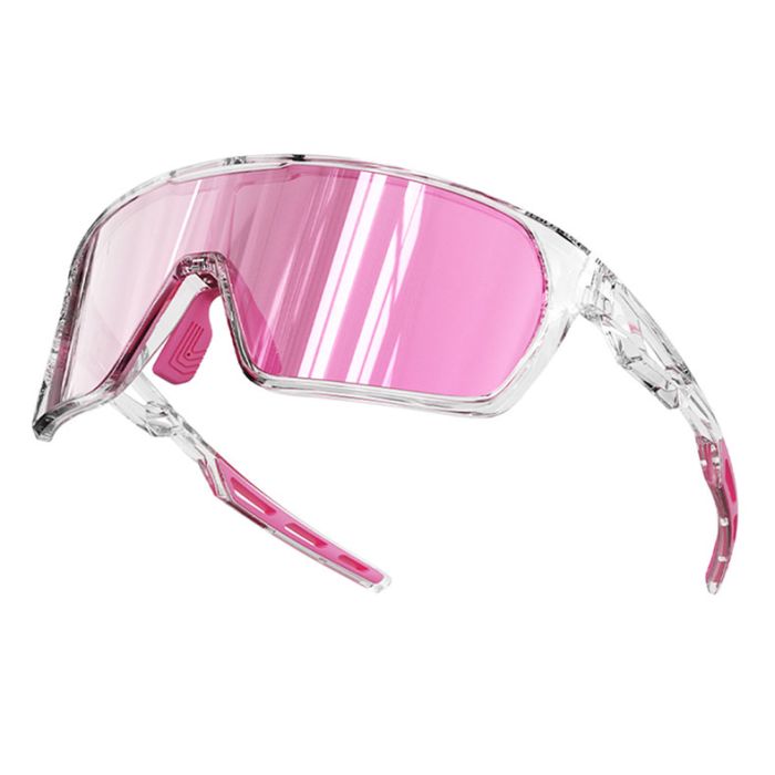 C4 Clear/grey with pink